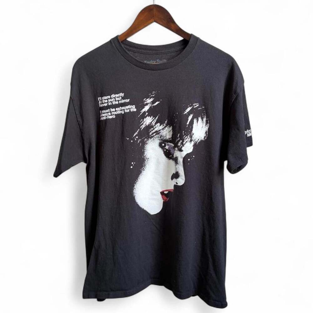 Taylor Swift Midnight Folk Country Tee Anti Hero Mens L Concert Tour Music